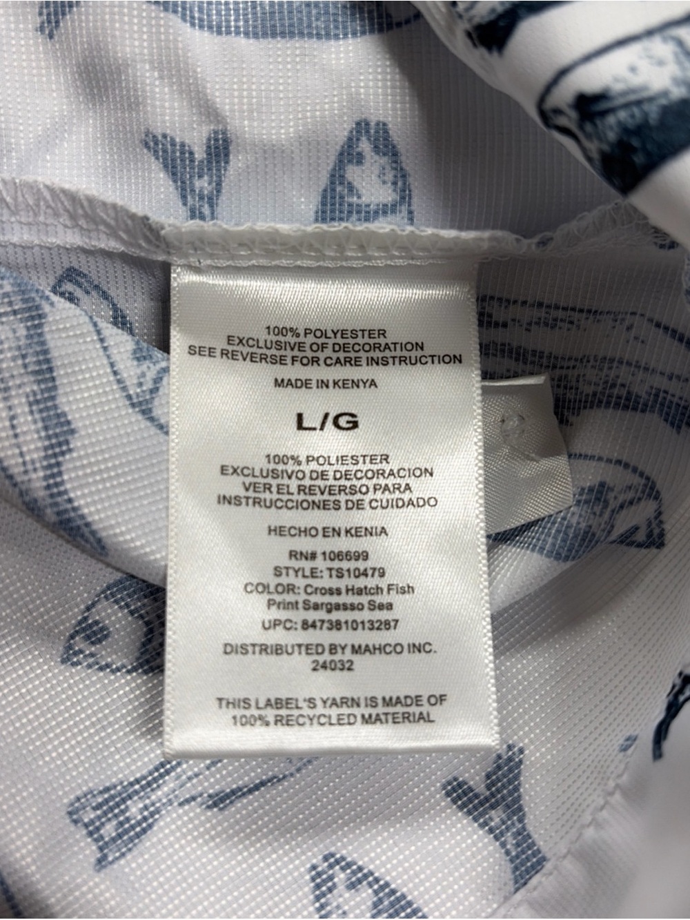 Habit Outdoor Vented Short Sleeve Button-Up Shirt Pockets Men’s Size Large NEW - Picture 8 of 8